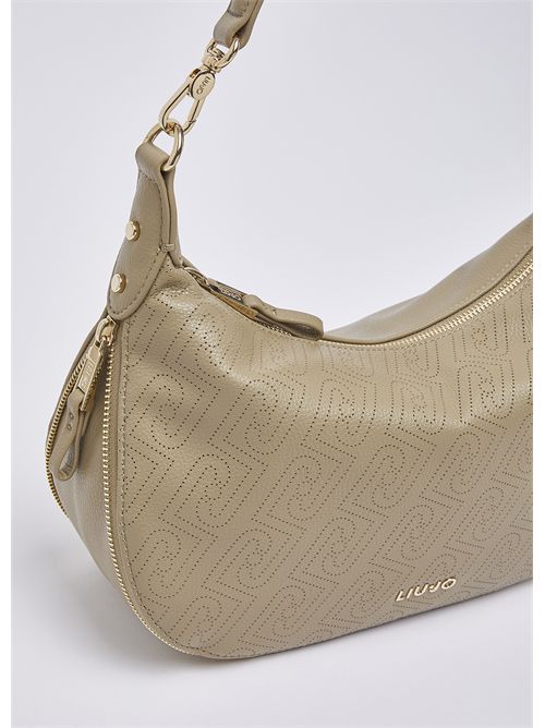 Borsa hobo media con logo monogram LIU JO | AA6133ES026/01679